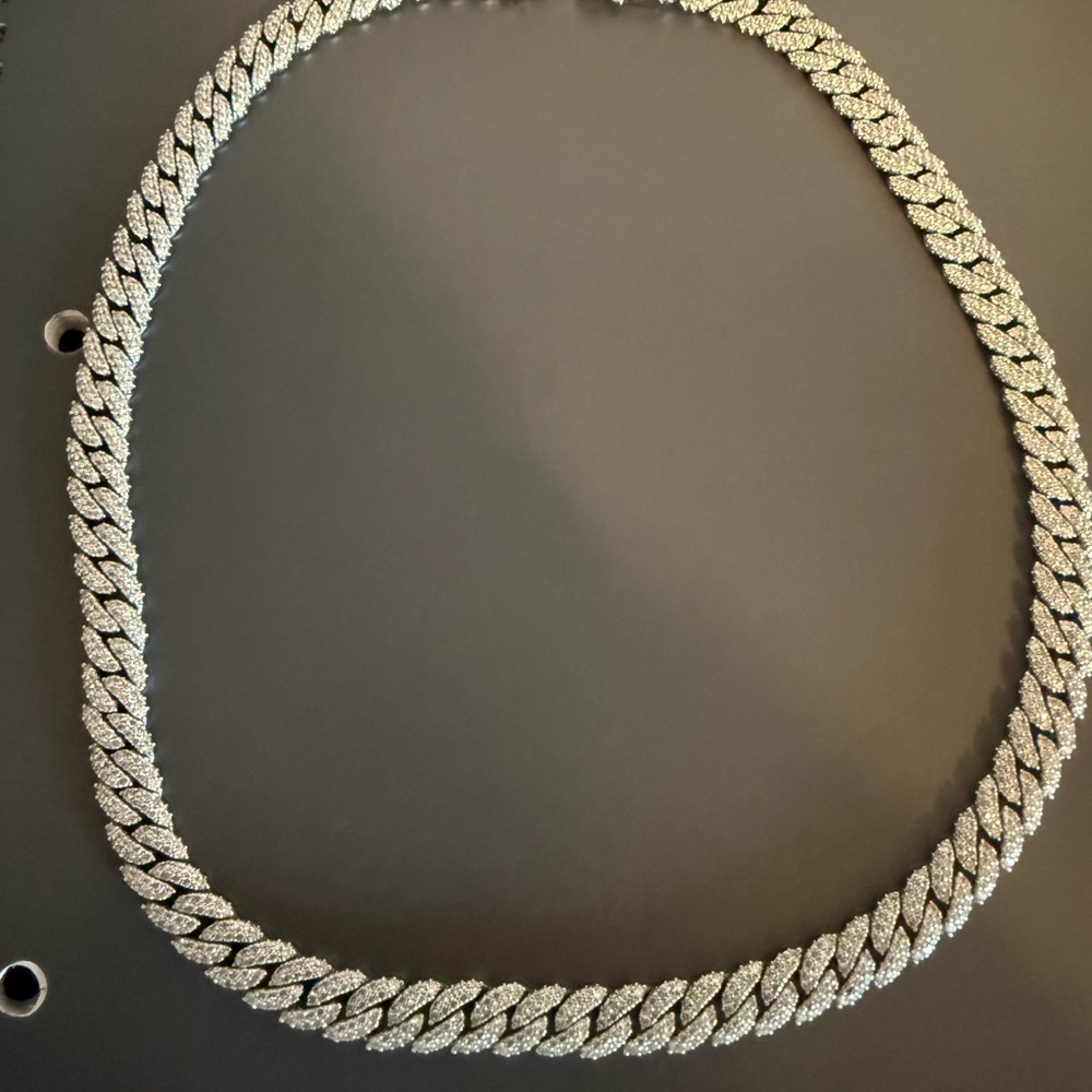 Elegant Silver Men's Chain Necklace